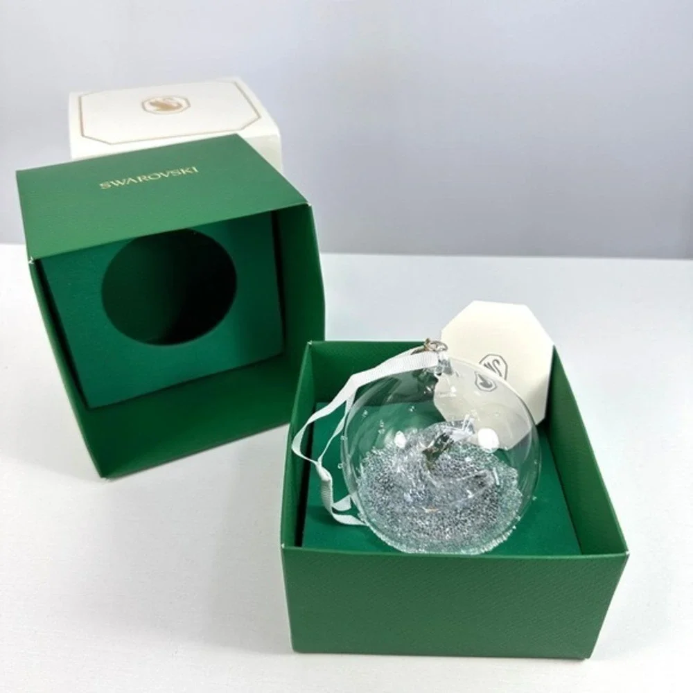 Swarovski Crystal Annual‎ Edition Ball Ornament Moon 2025 STUNNING